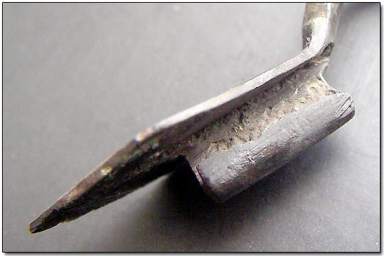 Ancient Bronze Fibula Details