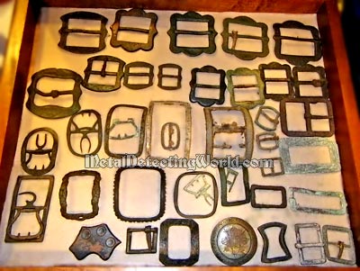 Collection of Colonial and Rev War Belt and Shoe Buckles